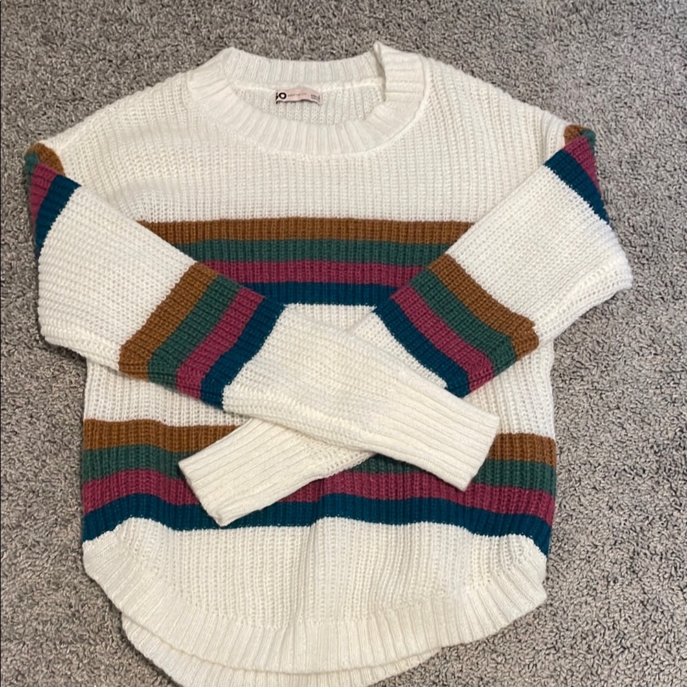 Colorful Striped Women's Sweater